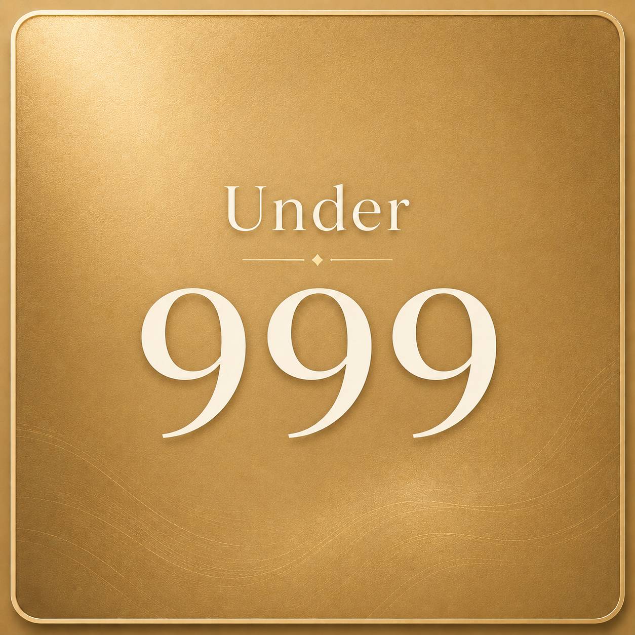 under 999