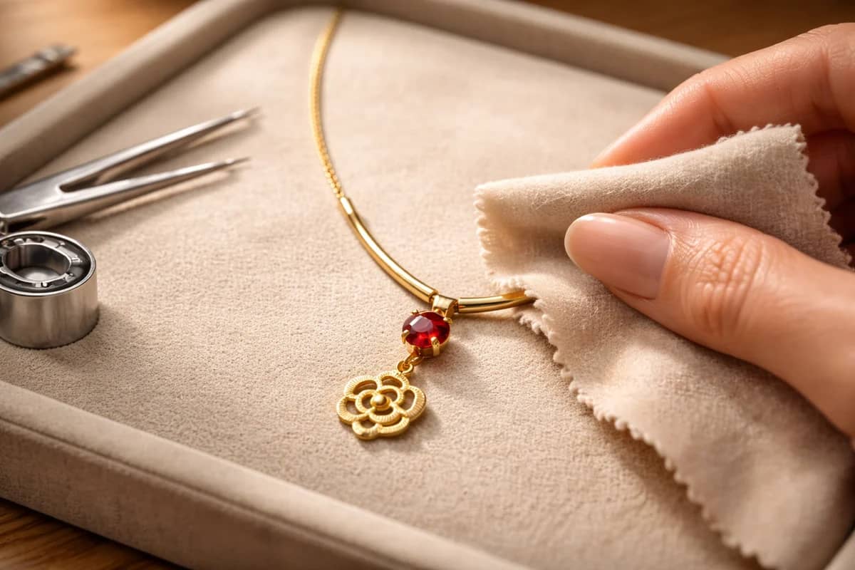 Ushve craftsmanship — polishing